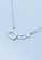 ZITIQUE silver Women's Diamond Embedded Hollowed Cat & Hollowed Fish Necklace - Silver 08704AC65DFF9FGS_3