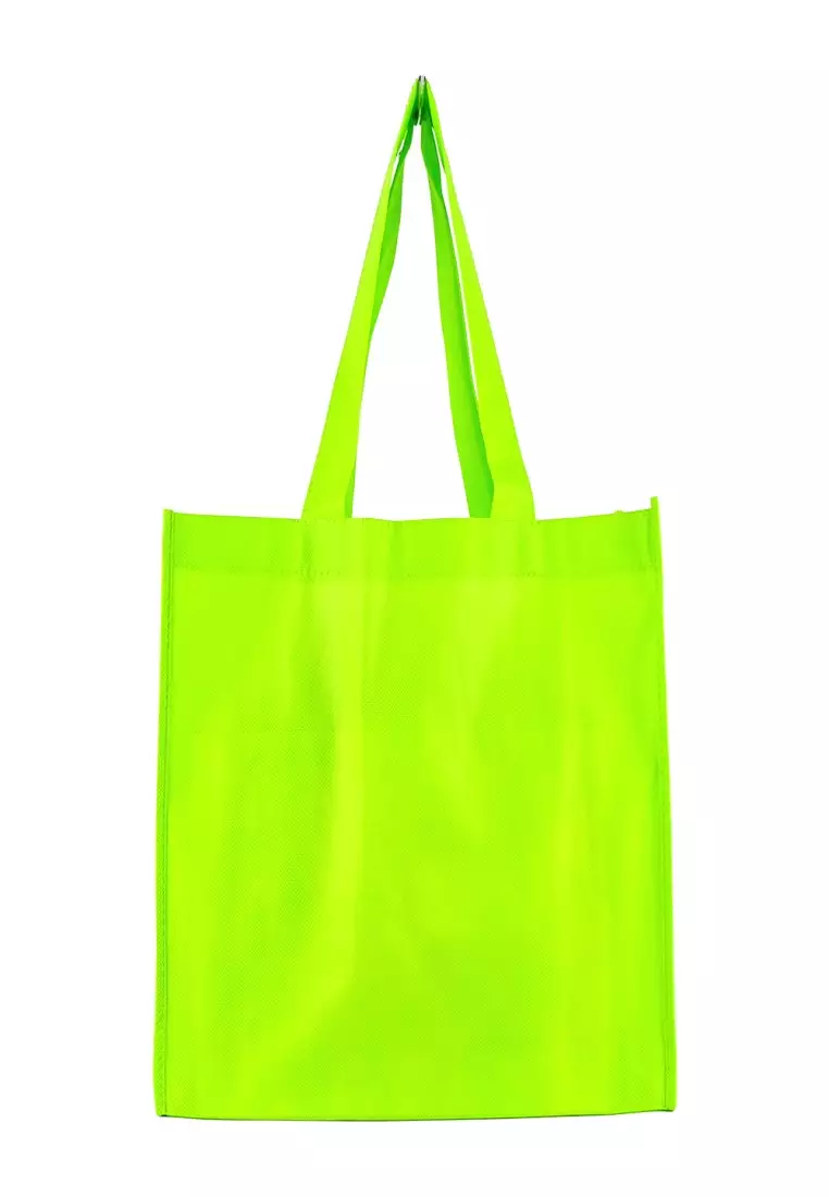 Poly-Pac Foldable Non Woven Tote Bag-Green