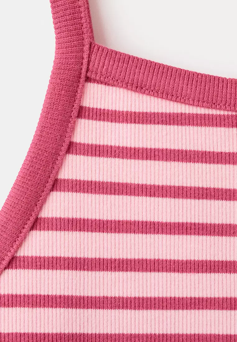 Striped Strap Top