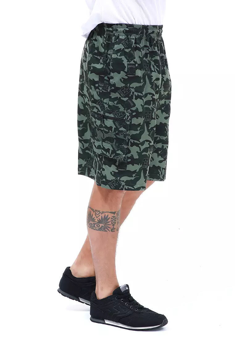 Rissham Celana Pendek Cargo Pria Army Casual Short Pants Material Twill ORIGINAL