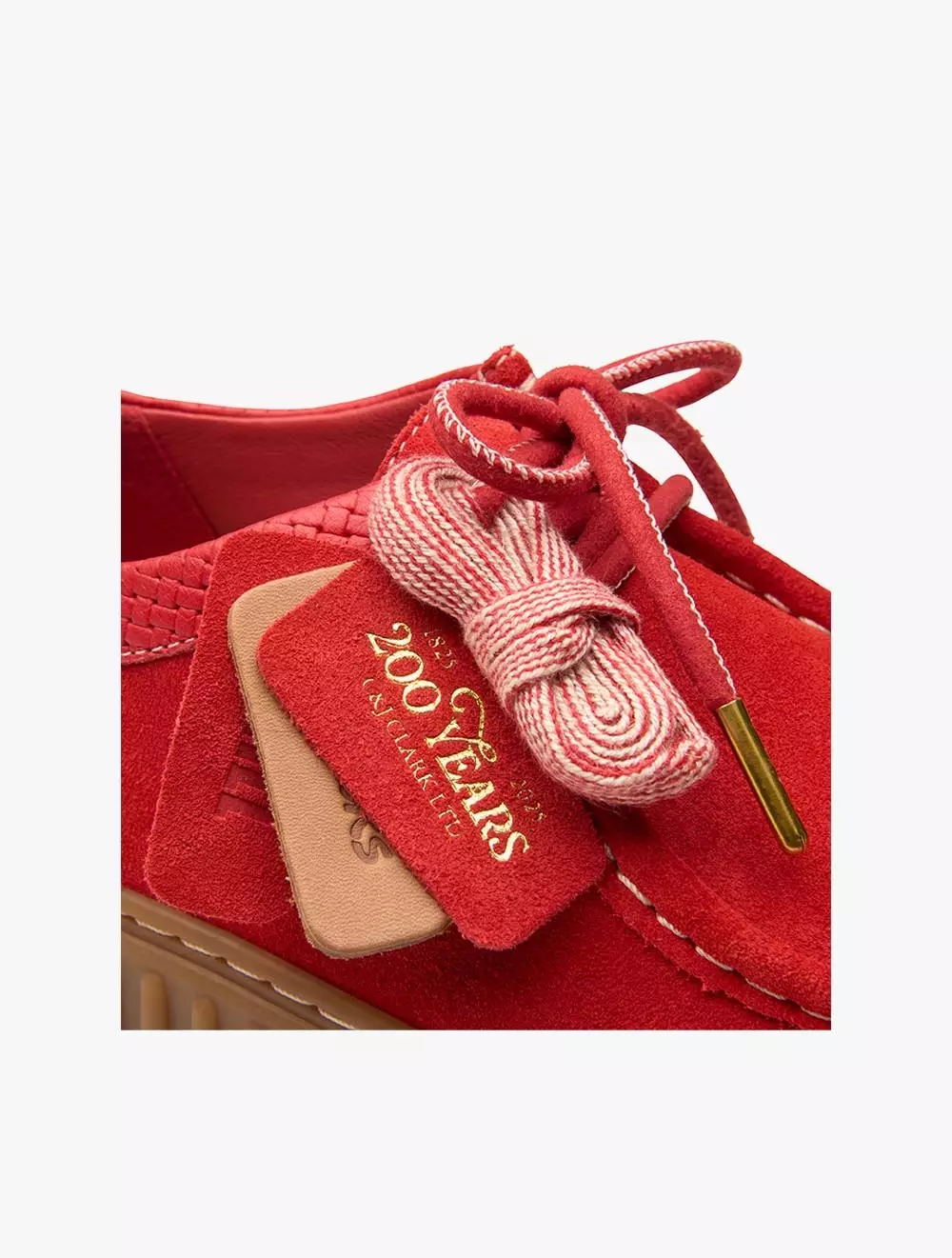 Clarks Torhill Lo Red Suede