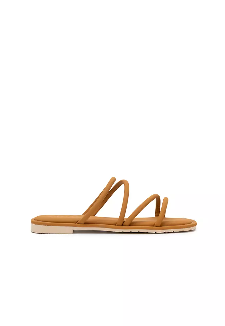 Discount on Nose  shoes - SKU: STRAPPY FLAT SLIDE