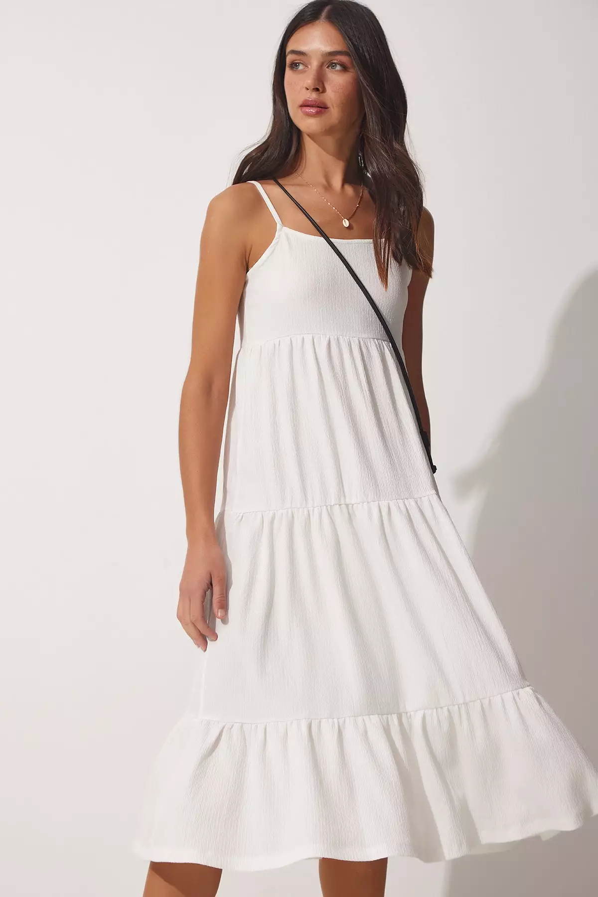 Strappy Tiered Dress