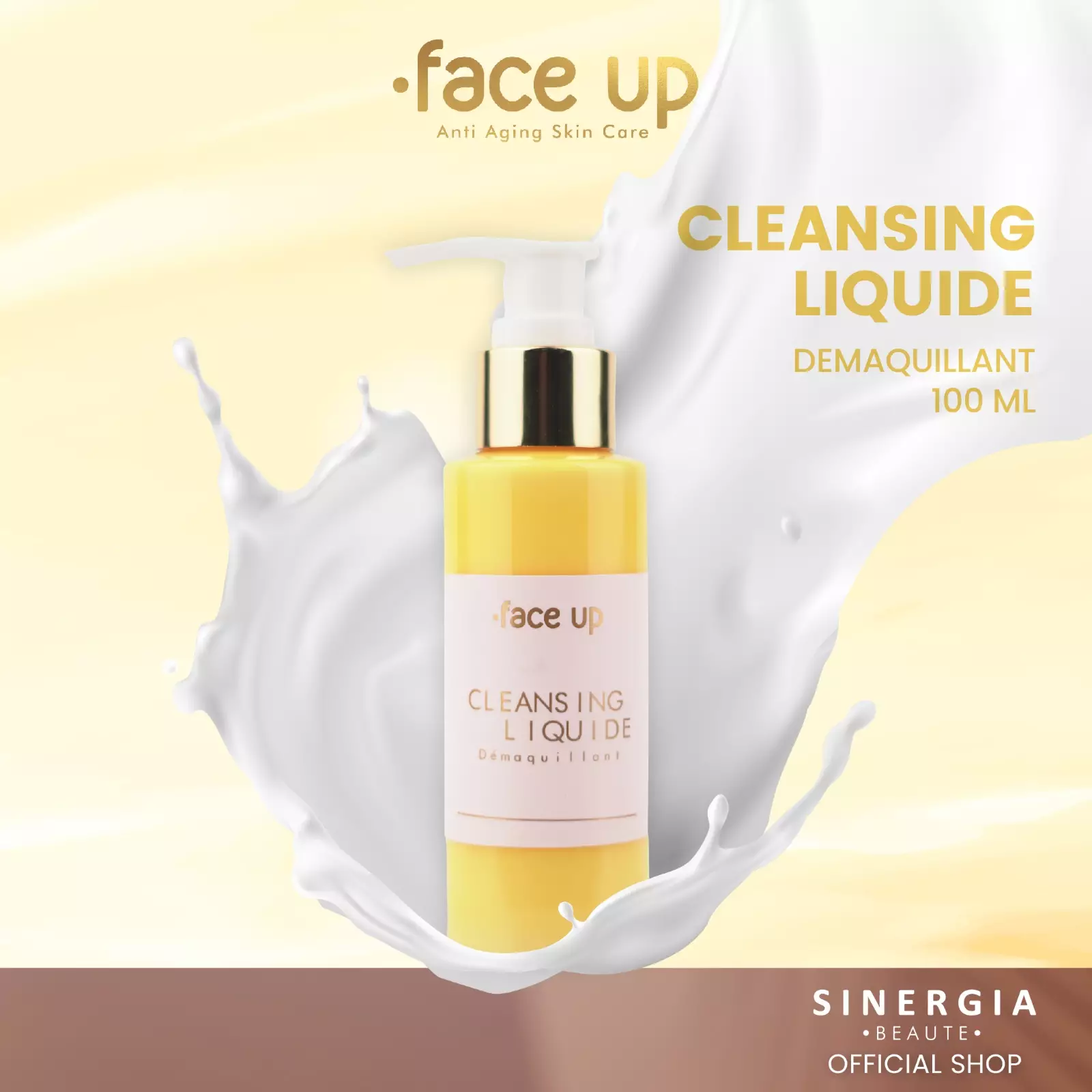 Jual Face Up Face UP Age Defence Cleansing Liquide Demaquillant 250 ML