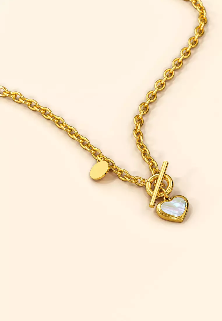 Chunky sale heart necklace