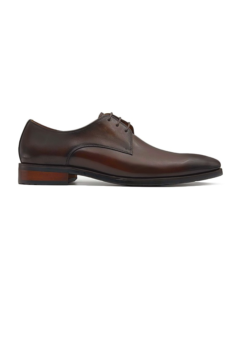 Simon Carter Plain Toe Derby-Brown