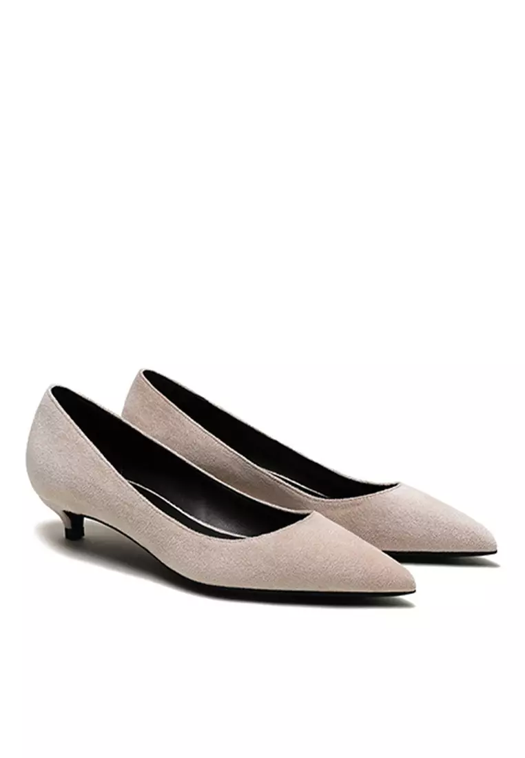 3CM Uniform Pointed High Heel Shoes HZL132