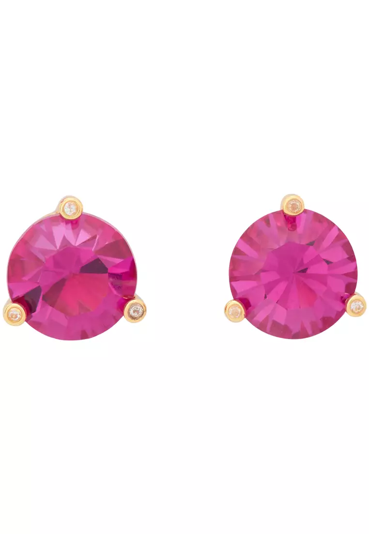 Rise And Shine Studs Earrings - Fuchsia KL121