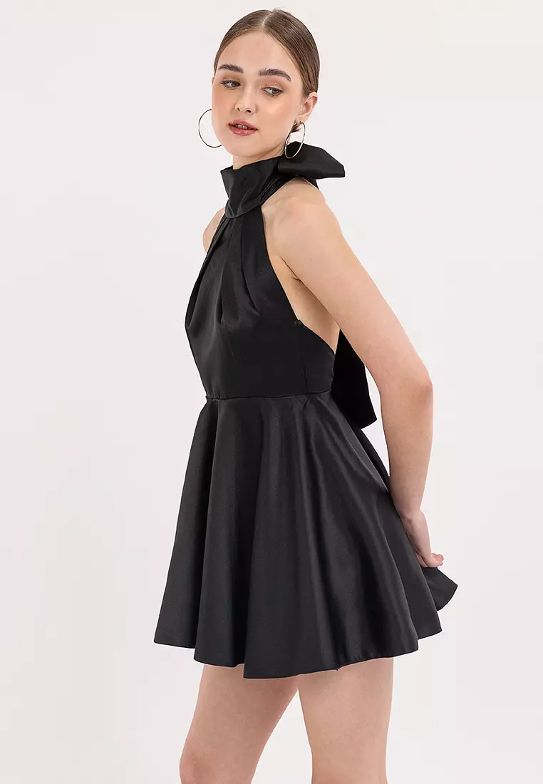 Poppy Halter Backless Mini