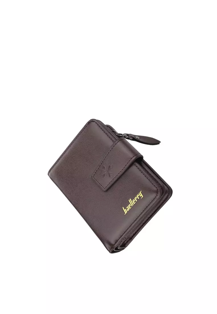 Dompet Pria Wanita Bahan Kulit PU Leather Premium BAEOS