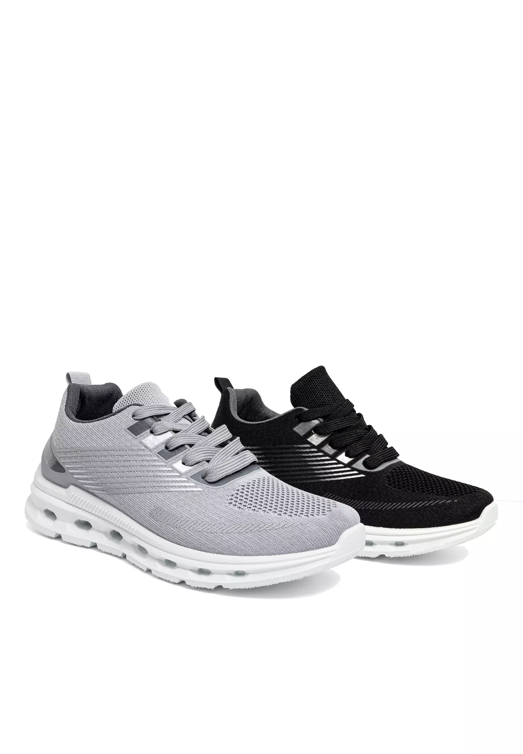 Dr. Kevin Sepatu Sport Pria Men Sneakers Sekolah Flyknit tali 889-083