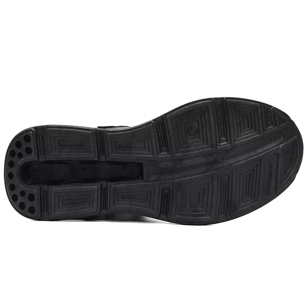 LURAD Sepatu Pria Breathable Textile Sneakers Cowok Sekolah Travel Polos QNR31