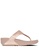 Fitflop pink FitFlop LULU Women's Leather Toepost Sandals- Rose Gold (I88-323) 7C643SH6893F39GS_1
