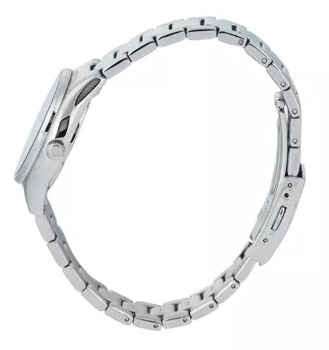 Jam Tangan Wanita Alba AH7EC7 AH7EC7X1 Strap Stainless Steel Silver Color Women Blue Dial Original Garansi Resmi