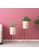 DILAS HOME pink Nordic Plant Pot with Gold Stand (Pink) - Small 6D1E9HLED40724GS_3