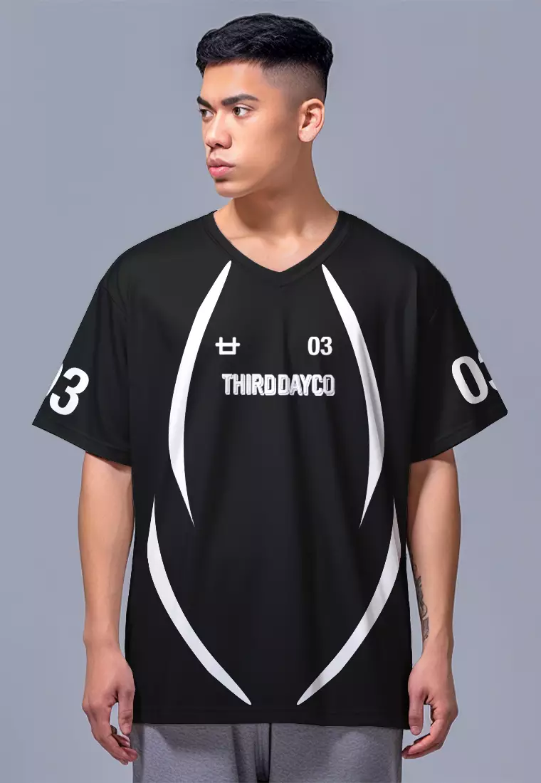 MTU36 Jersey Premium Oversize 260gsm Vintage Streetwear bahan Heavy Jersey  "03 brackets hitam"