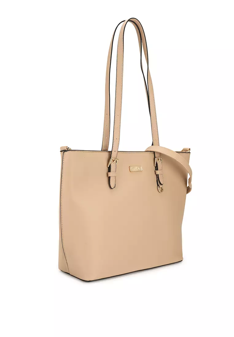 Faux Leather Convertible Tote