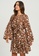 The Fated brown Pascal Mini Dress D361CAA872F1ACGS_2