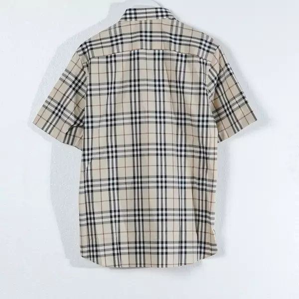 Kemeja BURBERRY SHEFFORD CHECK MODERN BEIGE SHIRT 100% ORIGINAL