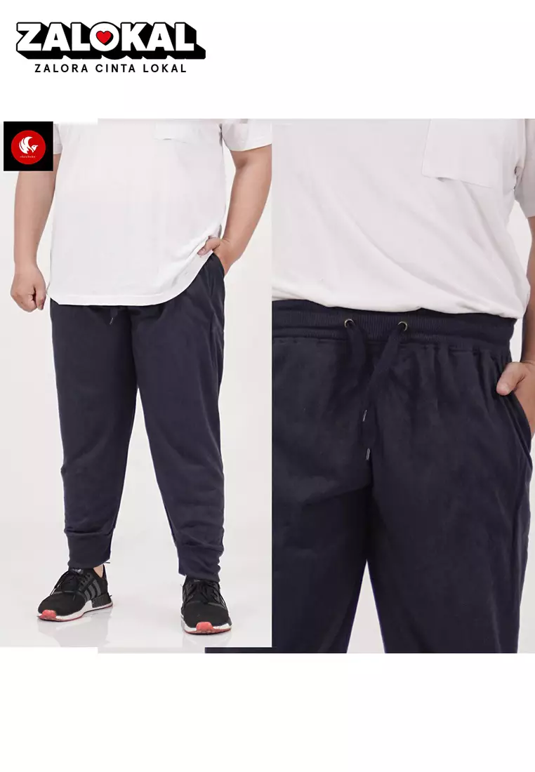 OKECHUKU Big Size Jogger Pants / Celana Joger Ukuran Jumbo Fit To 4Xl - Evan