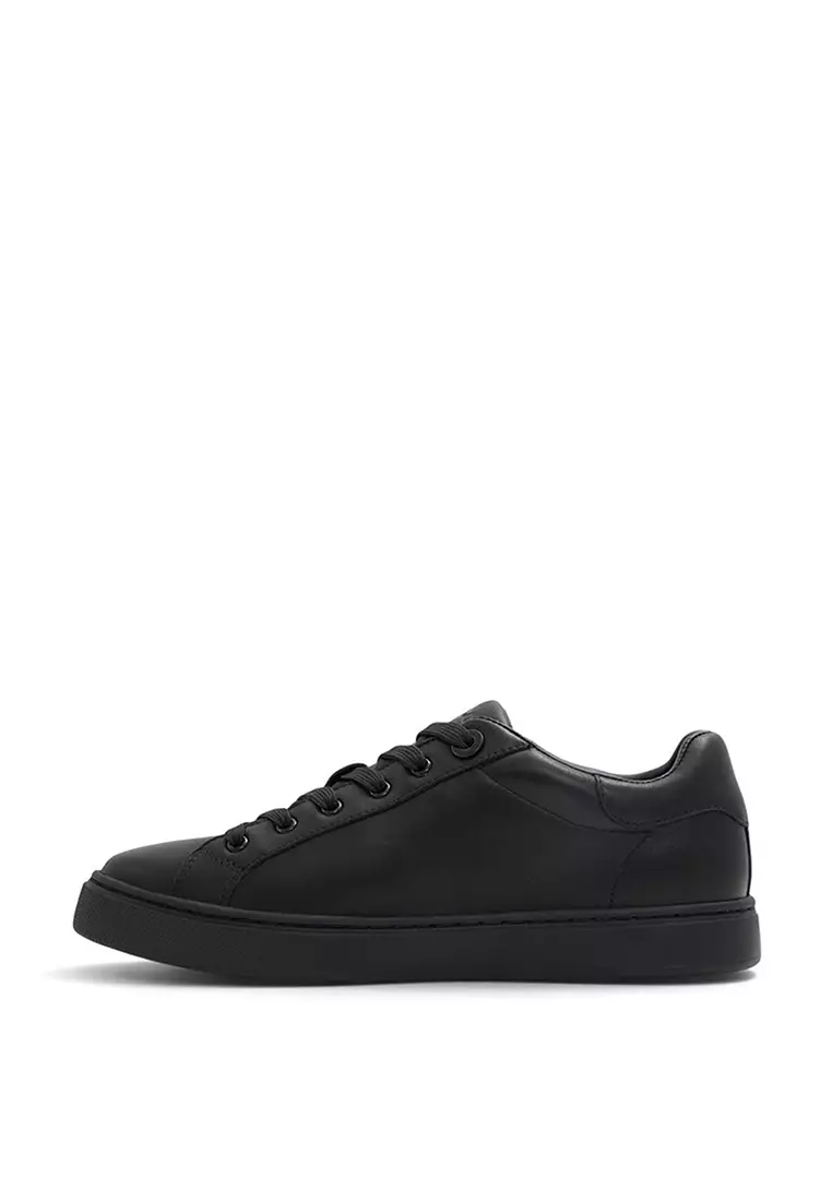 Aldo black deals leather sneakers