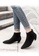 Twenty Eight Shoes black Curved Heel Pointed Toe Ankle boots VB6662 7860ESH4426D5AGS_5