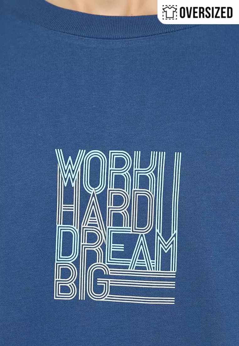 RBJ T-Shirt Cotton Combed Oversized Pria 2079250131