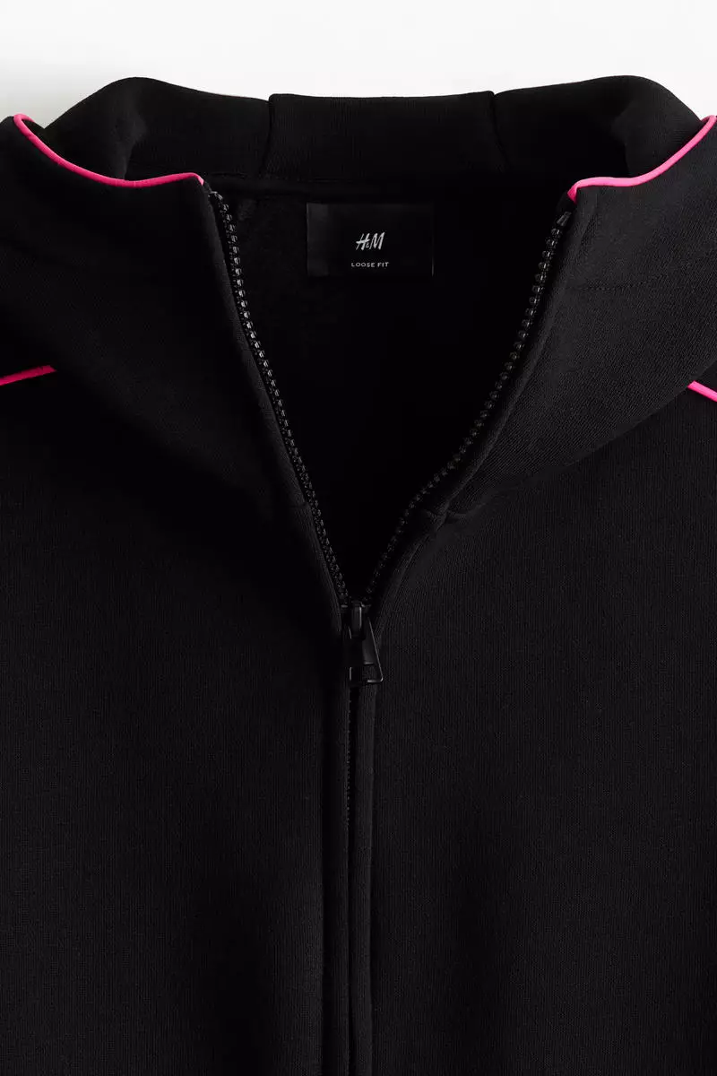 Loose Fit Zip-through hoodie
