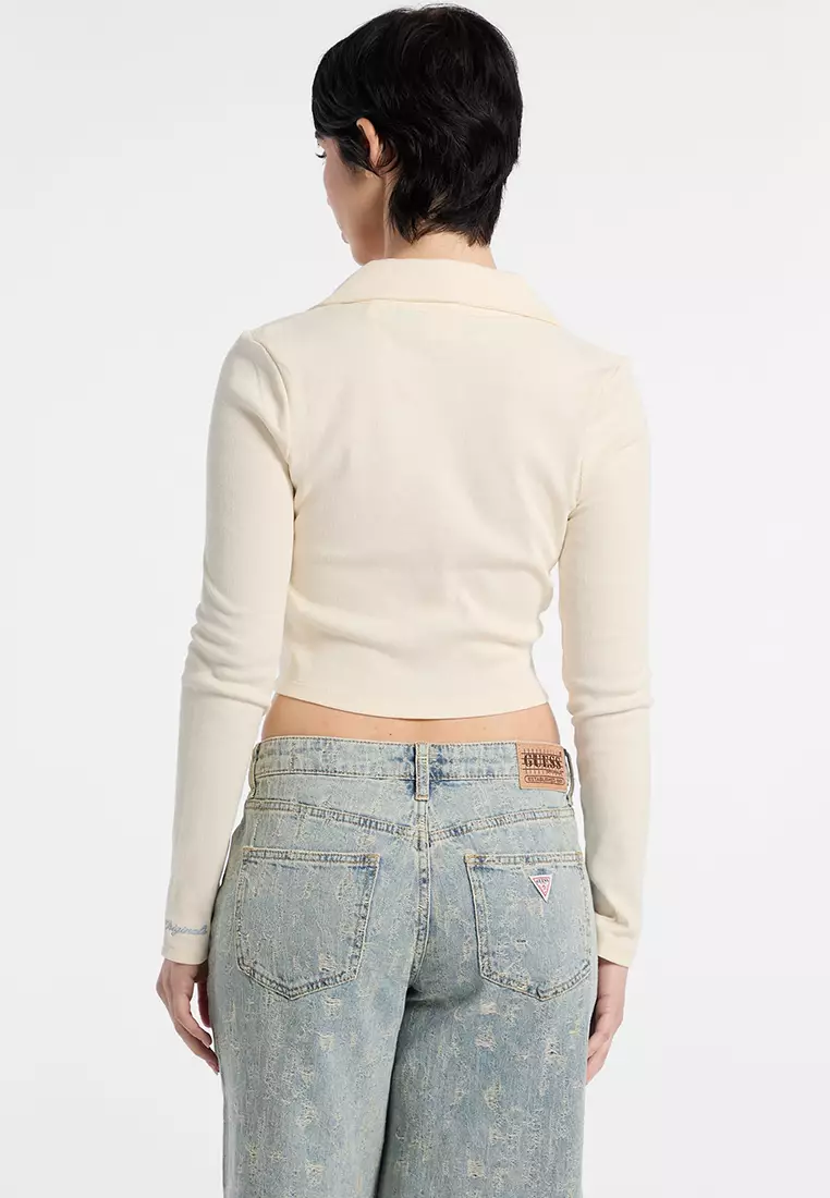 GO Shirred Cardigan