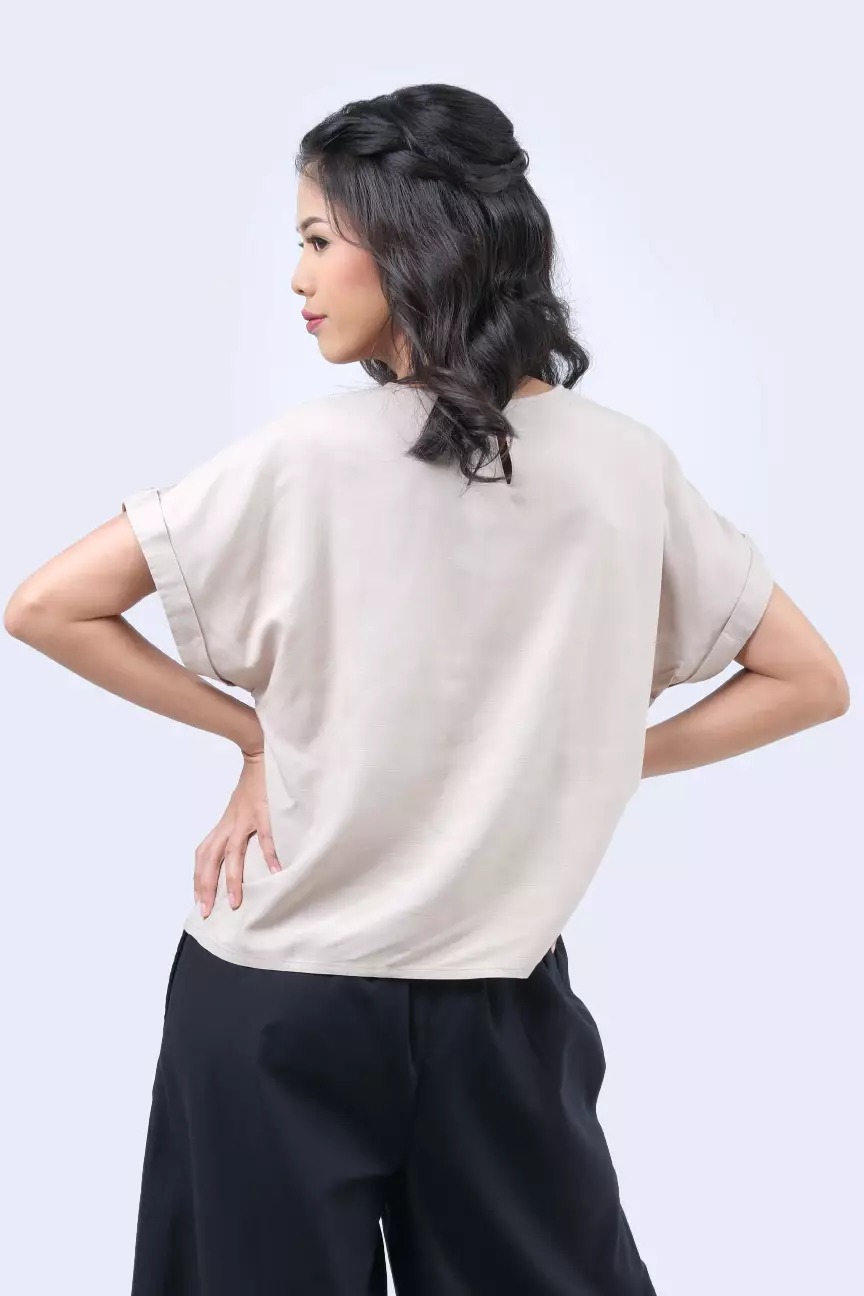 Kemeja Wanita Fae Khaki