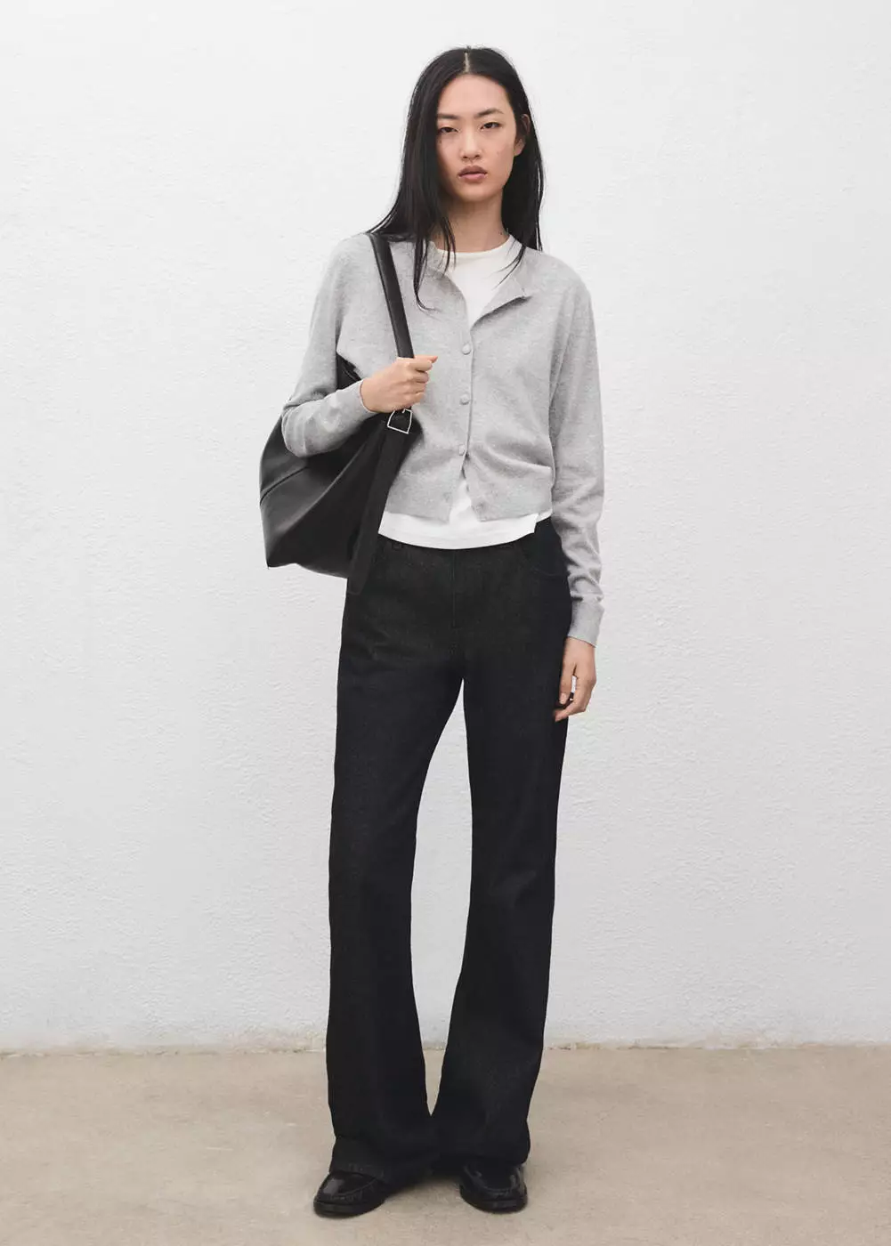 Kardigan kancing rajut