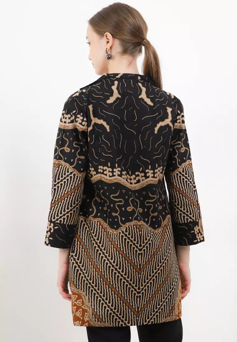 BATIK TALENTA EXCLUSIVE batik wanita blous COAST DARK