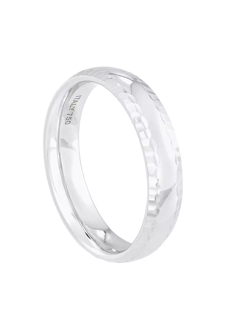 HABIB 750/18K White Gold Ring GRT812-3N