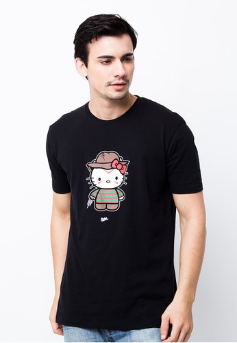 Endorse Tshirt Hello Kitty Black END-PA040