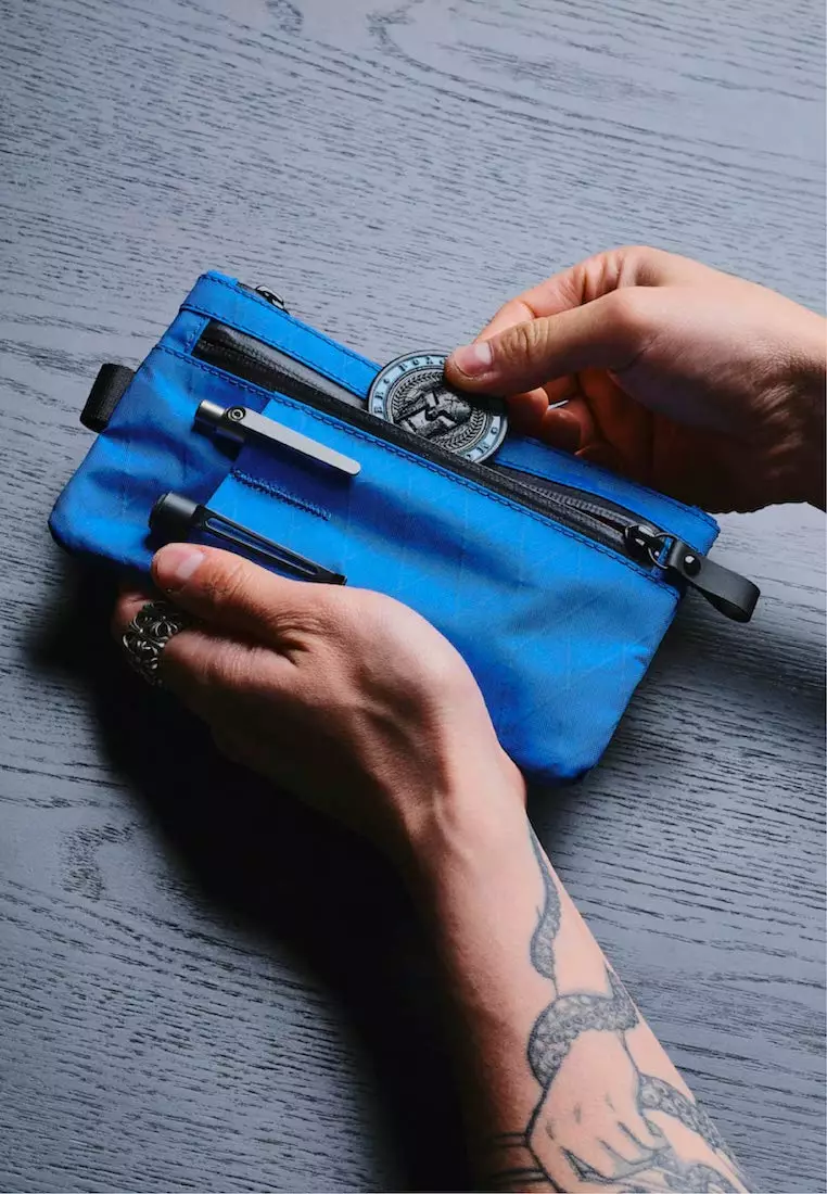 ALPAKA Zip Card Pouch - Holds 12-20 Cards, Cash Made With Weatherproof Fabric, YKK Zipper, RFID Blocking Card Wallet And Coin Pouch For Men