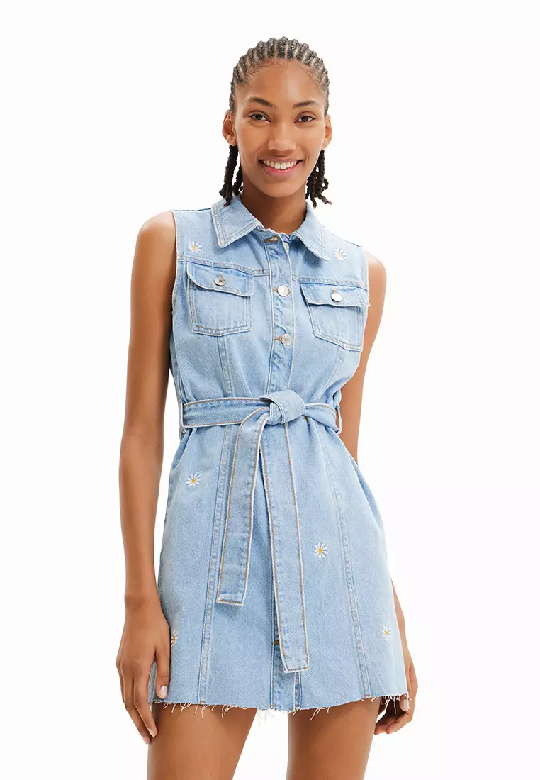 Misses denim dresses top