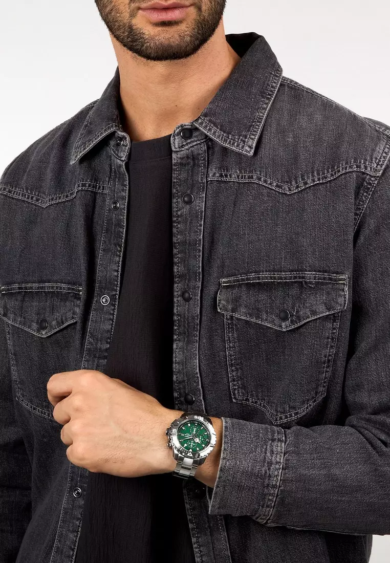 【2 Years Warranty】Sector Legend Green 43mm Men's Quartz Watch R3273735008