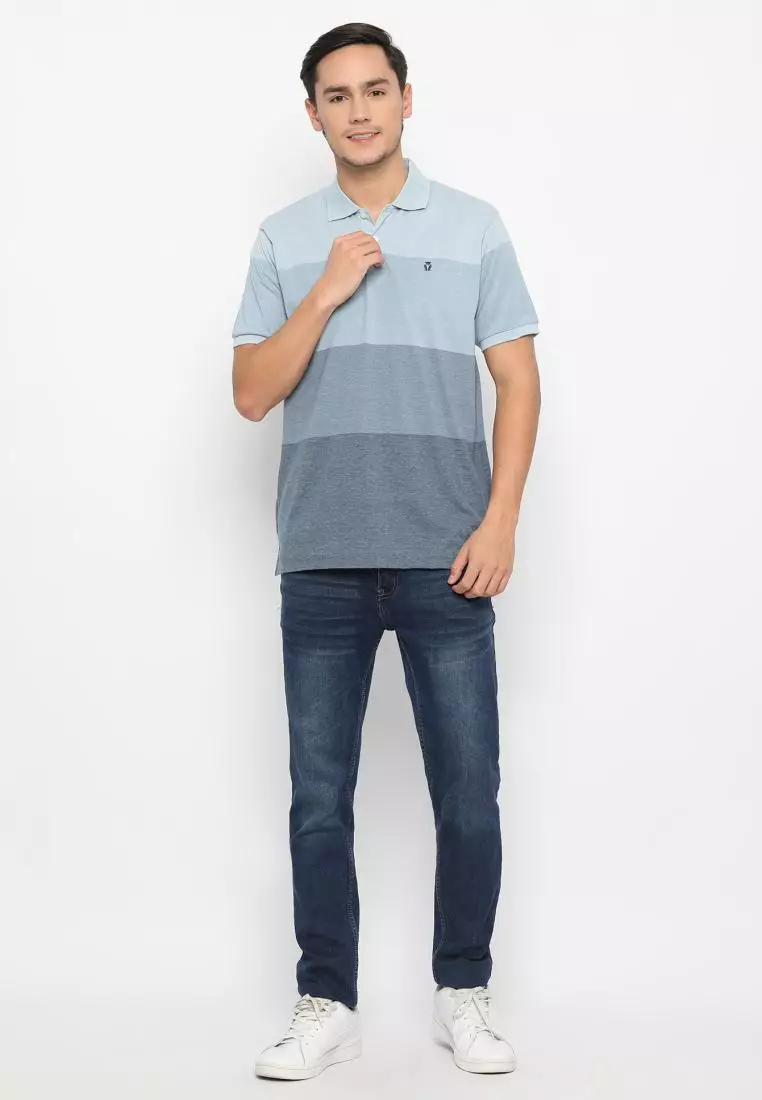 MATSUDA Kaos Polo Shirt Pria Kerah Kashiwa