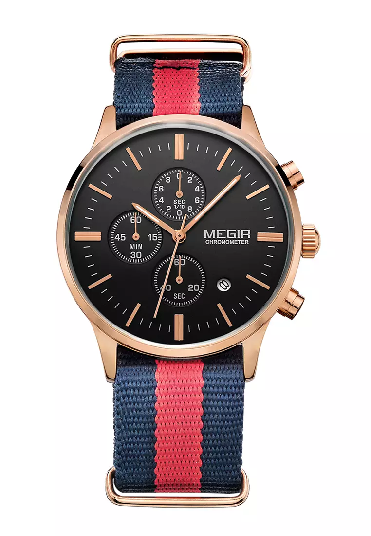 Megir chronograph watch on sale price