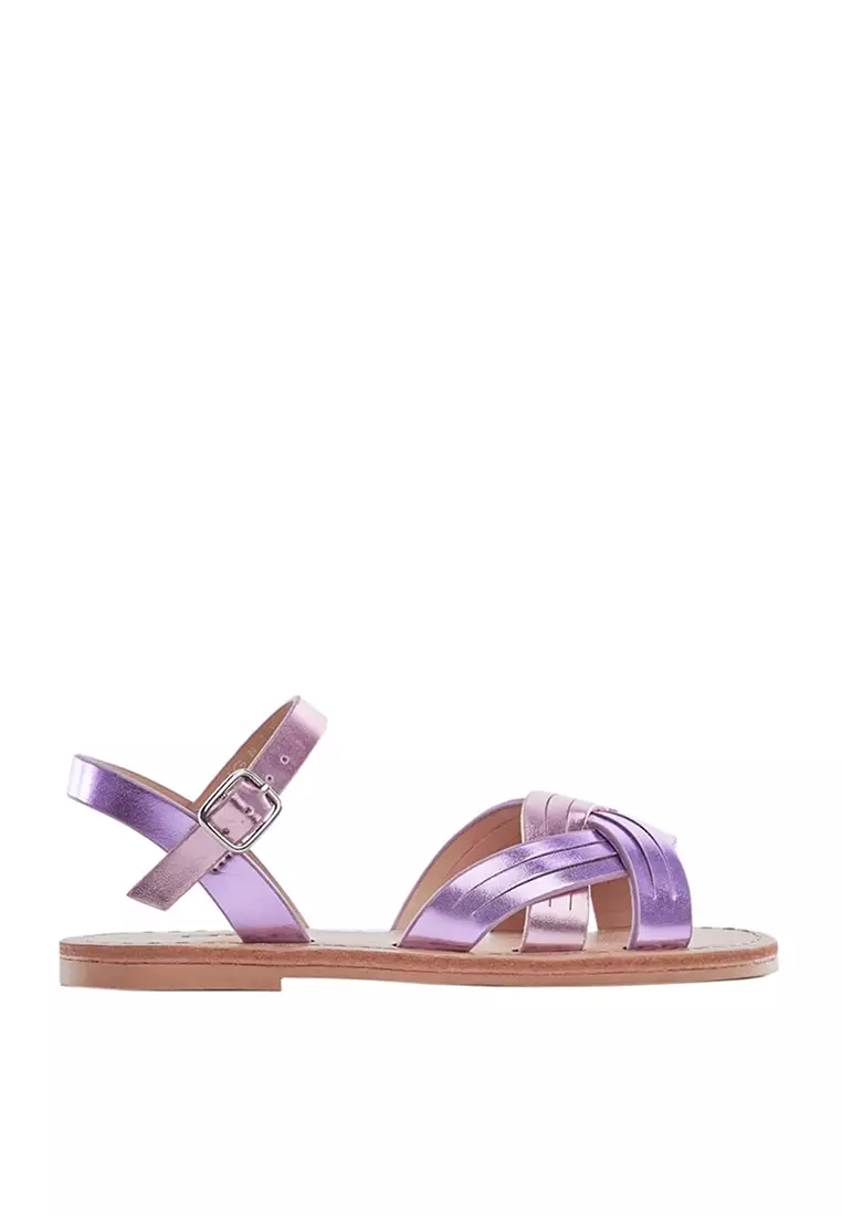 Discount on MANGO KIDS  shoes - SKU: Criss-Cross Straps Sandals