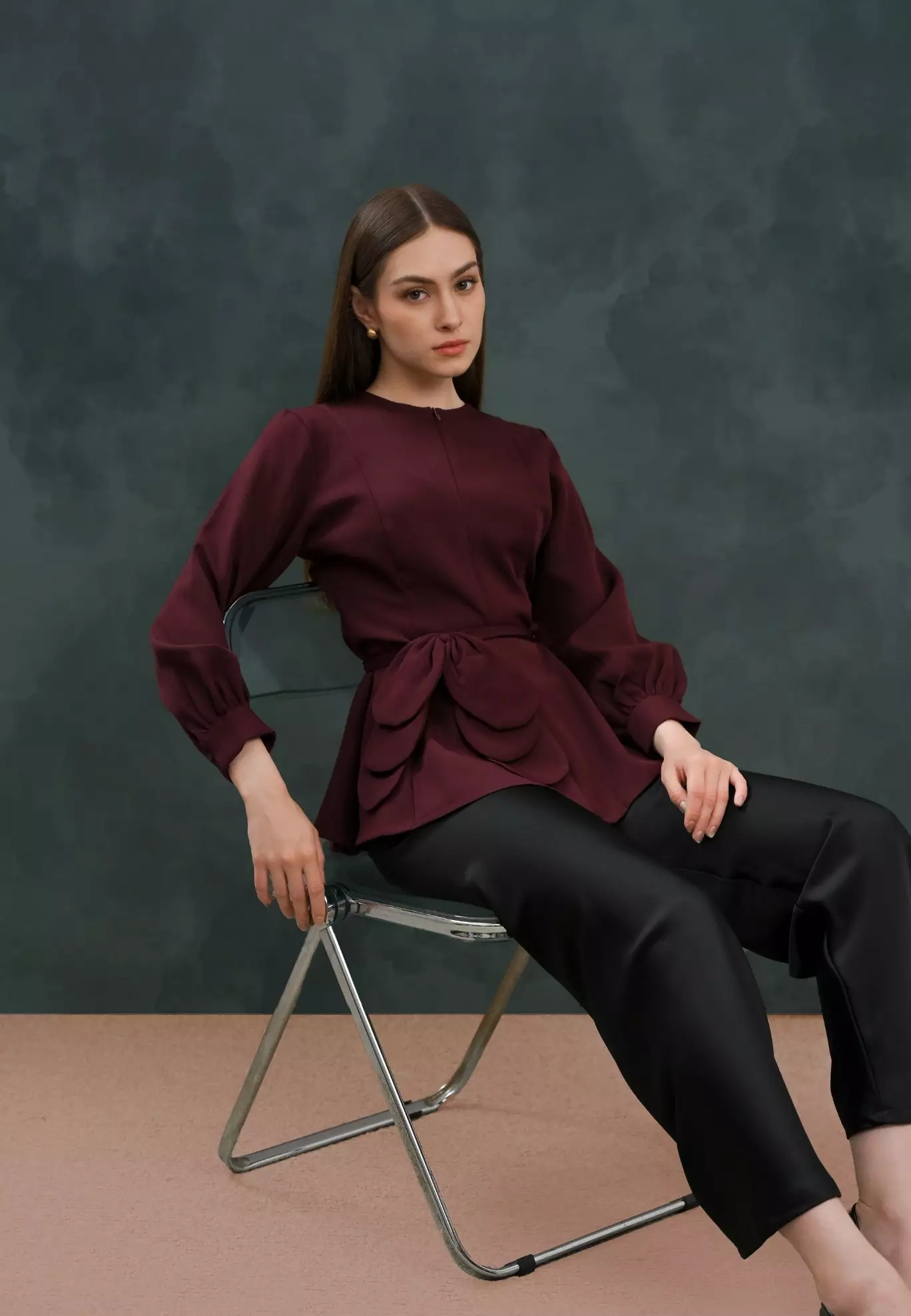 Liv Blouse - Mahogany