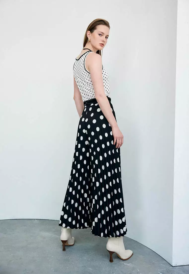 Polka Dot Print Tank Top