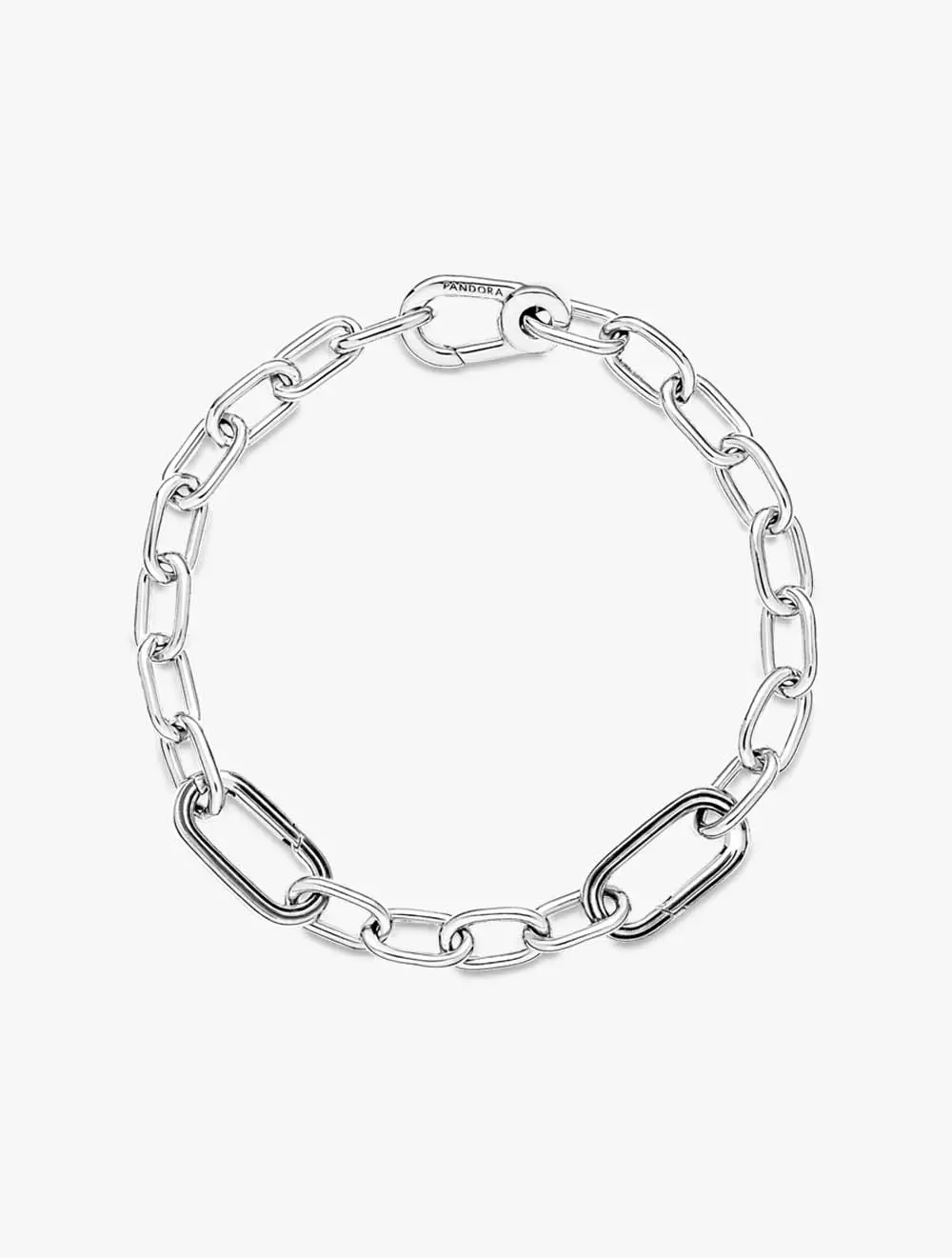 Sterling silver link bracelet