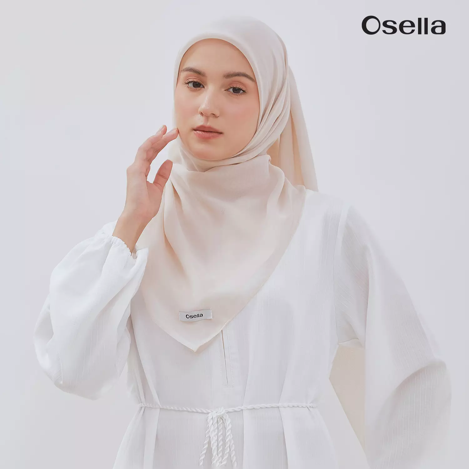 Osella Premium Plain Paris Square Hijab 310D6602 | Hijab Paris Wanita