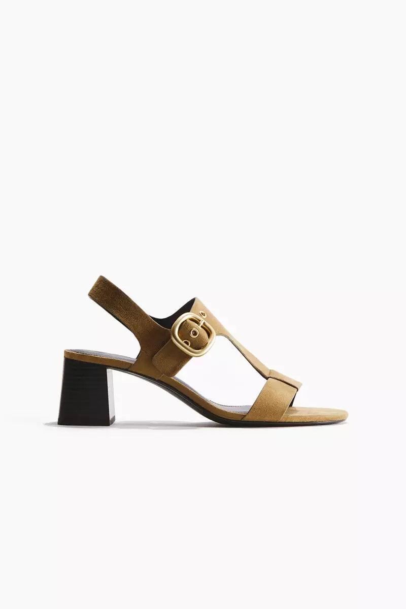 Block-heeled sandals