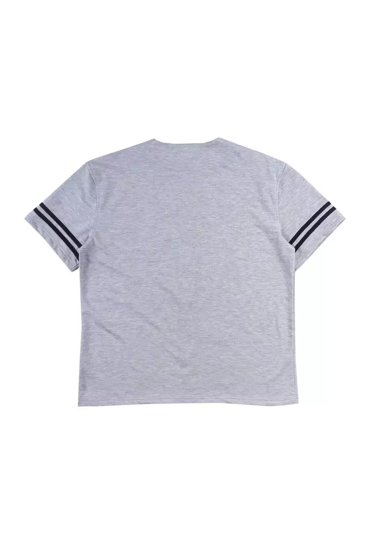 3Second Men's Shirt Short Sleeve Relaxed Fit Baby Terry Sporty Omrun HP-121224