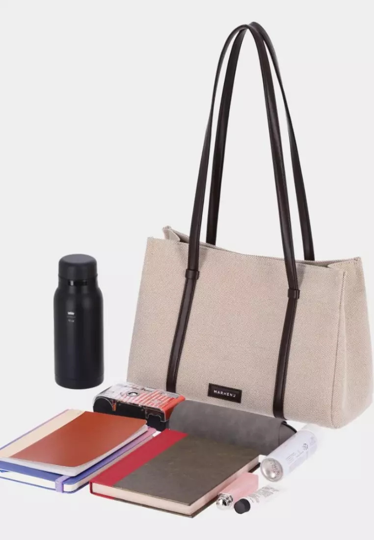 Mina Bag [Canvas, Apple Leather]