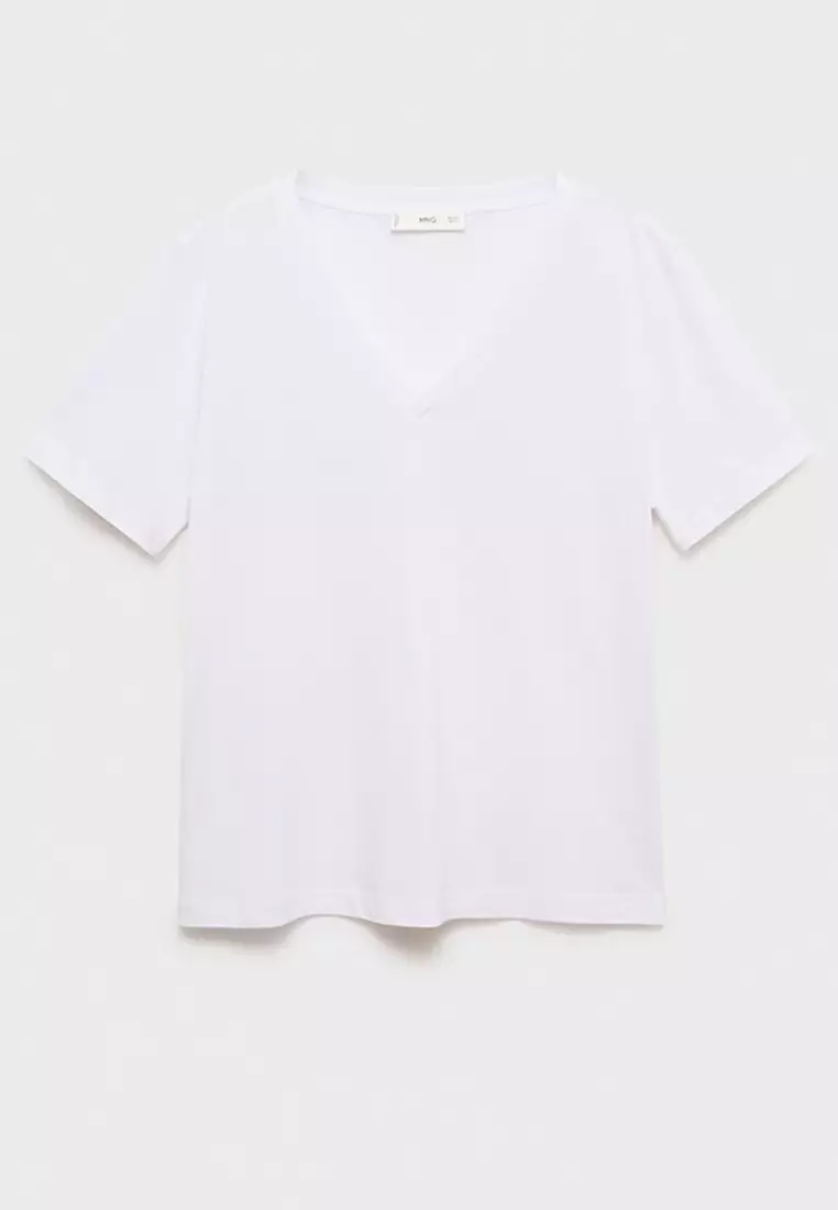 V-Neck Cotton T-Shirt