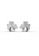 Her Jewellery silver Her Jewellery Lucky Clover Earrings with Premium Grade Crystals from Austria HE581AC0RDH1MY_1