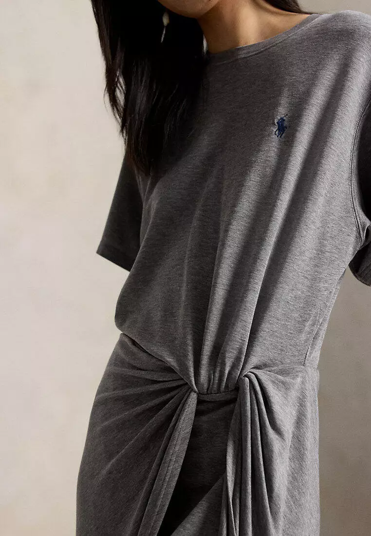 Twist-Detail Tee Dress